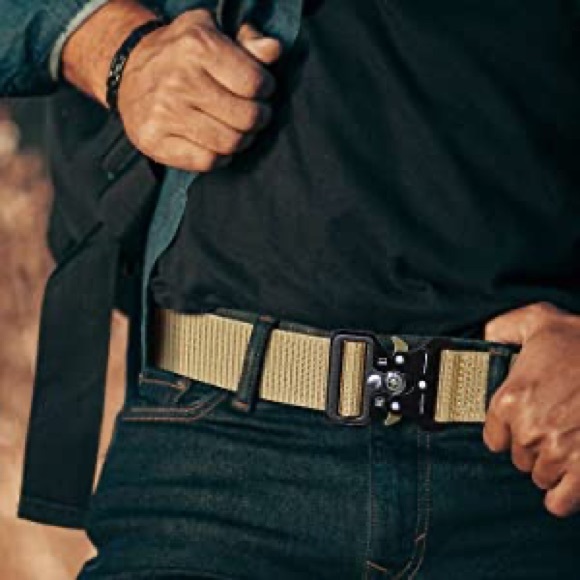 Military Tactical Army Adjustable Quick Release Belts Men Casual Rigger Web Belt - Picture 10 of 13